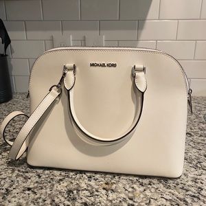 White Leather Michael Kors Purse